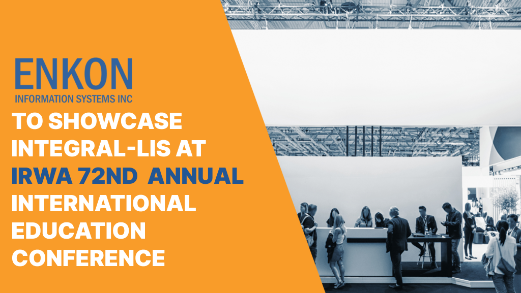 ENKON to Exhibit at the IRWA 72nd Annual International Education Conference